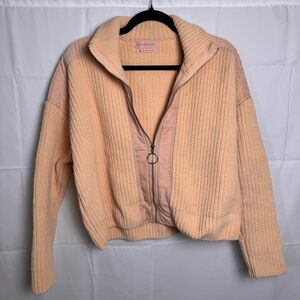 URBAN OUTFITTERS Ribbed Zip-Up Jacket